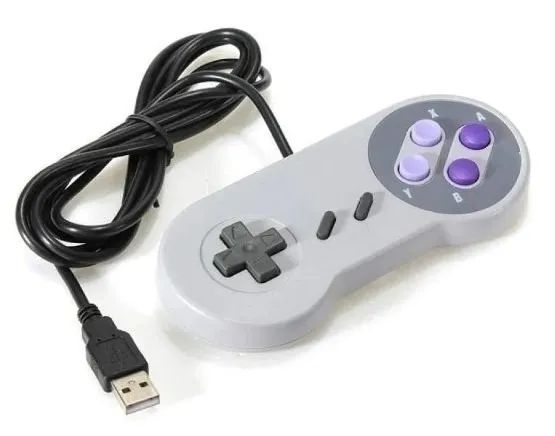 Controle Usb Super Nintendo Snes Joystick Windows Mac Linux - Foto 4