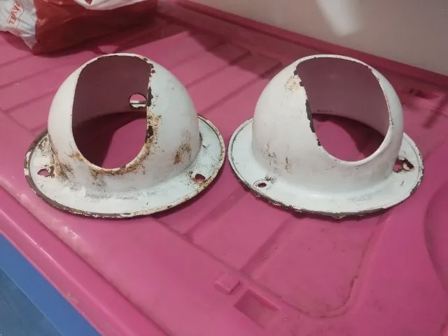 Proteção de ferro para camera tipo dome