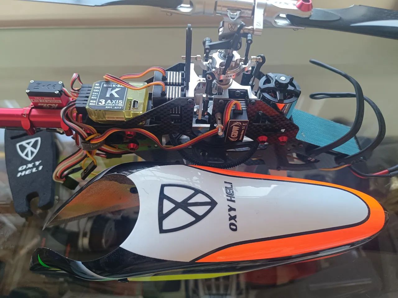 Helicóptero Oxy 3 Semelhante ao Trex 450 Rádio Controlado  - Foto 3