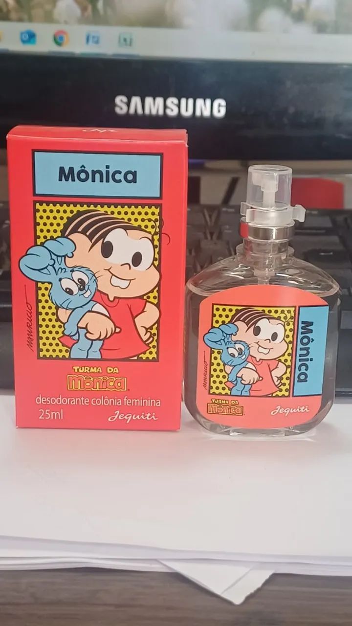  Colônia Jequiti Infantil Turma da Mônica: Monica 25ml novo por R$ 24,00 cada