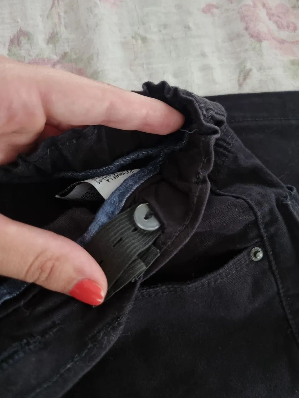 Calça Jeans Preta Infantil  - Foto 4