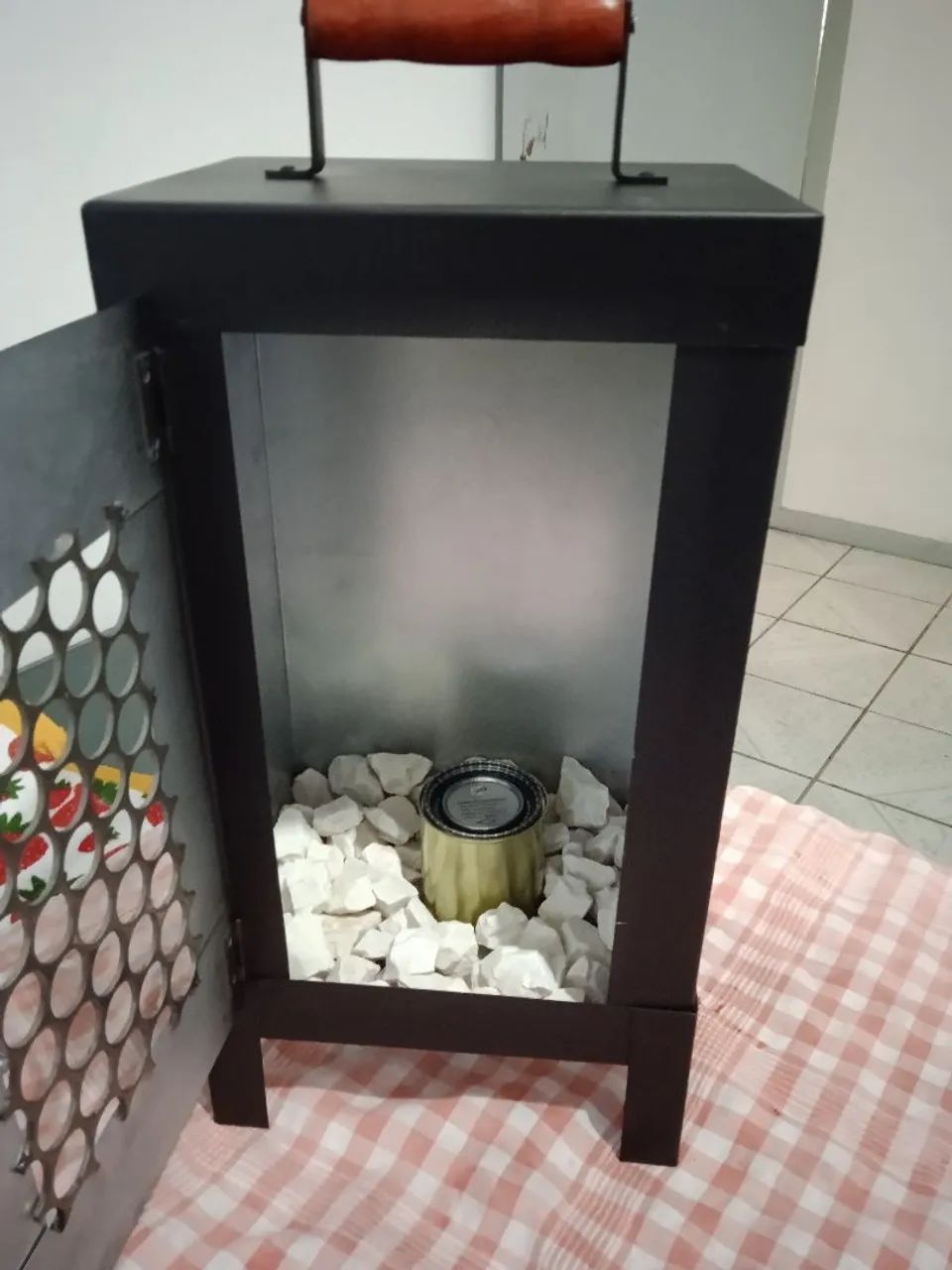 Lareira ecológica, portátil, super prática e segura. - Foto 5