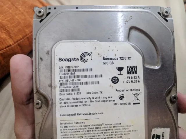 HD Seagate Barracuda 500 GB (COM WINDOWS 10)