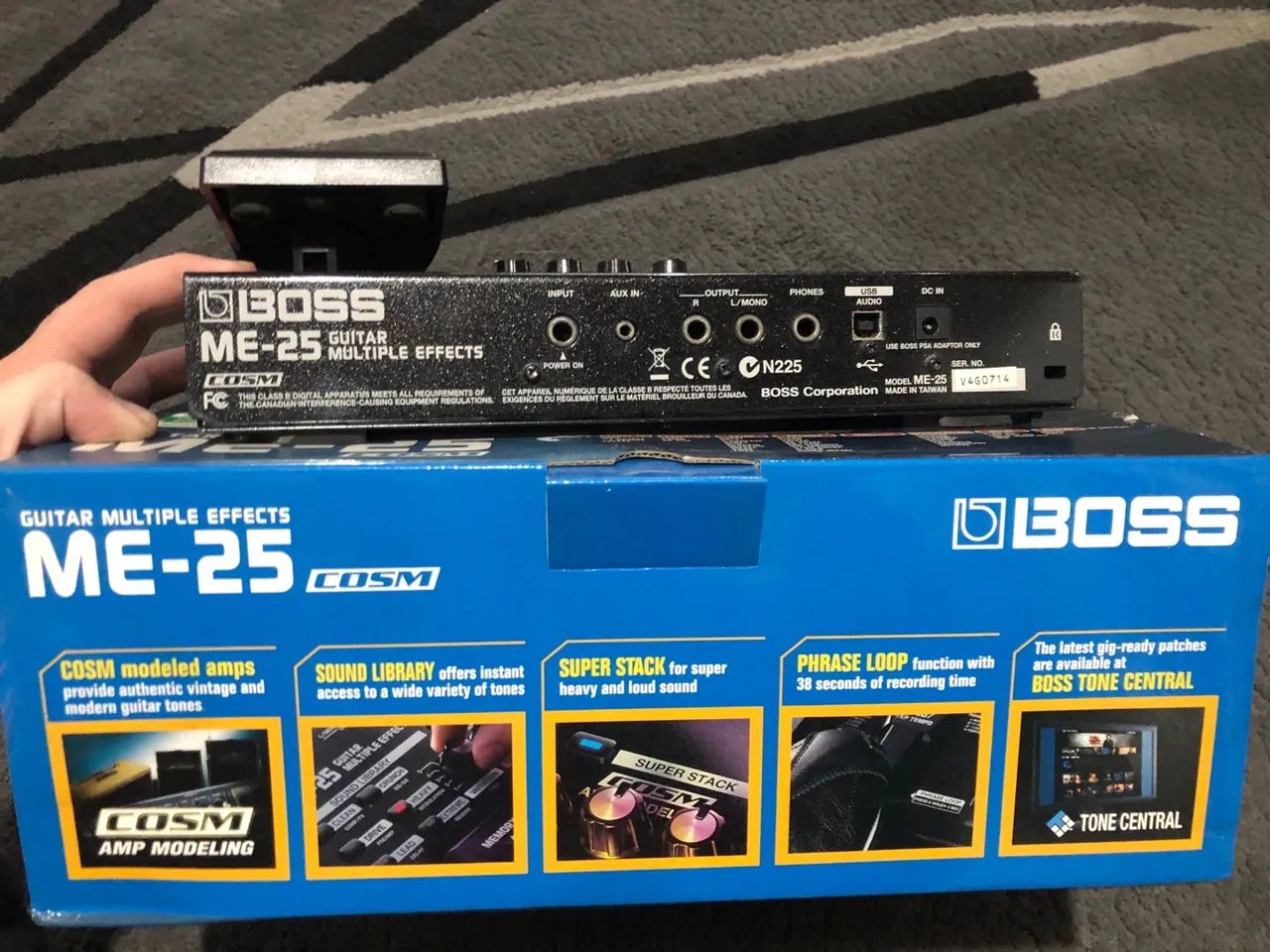 Pedal de Guitarra Multi-Efeitos Boss ME-25 - Foto 3