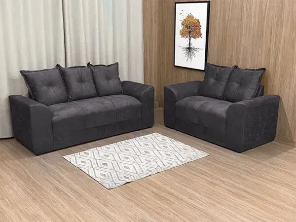 Conjunto de Sofás 2 e 3 Lugares porto promoção  - Foto 3