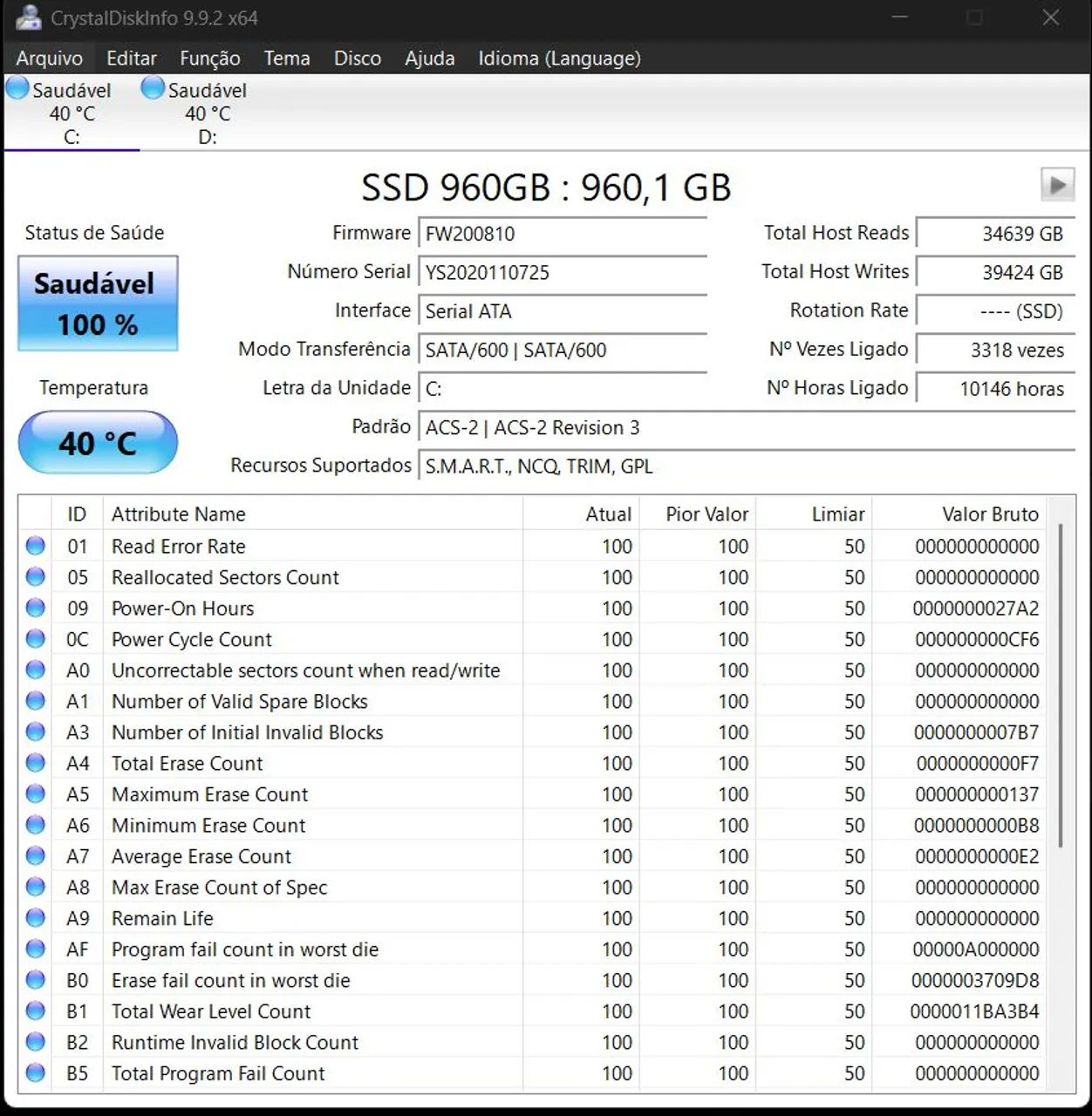 SSD Sata 960GB - Foto 3