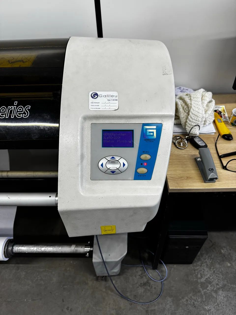Ploter Gerber XLP50 para Risco 