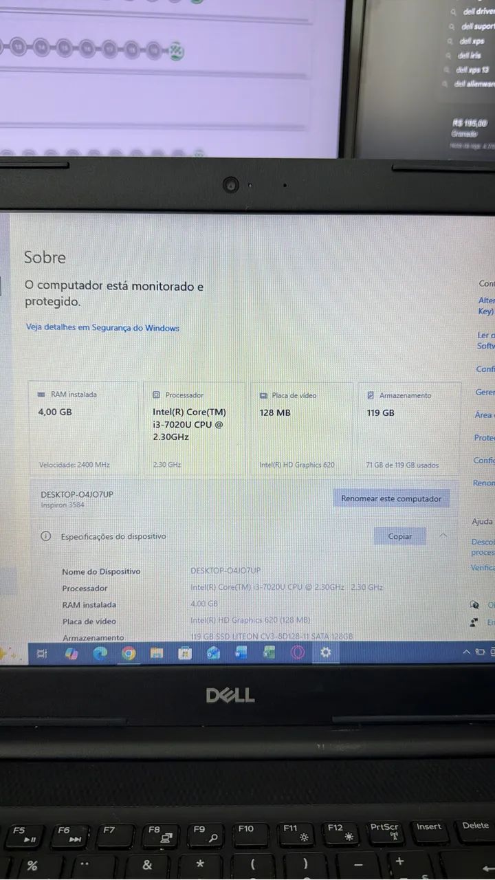 Notebook Dell inspirion 3584 I3 - Foto 4