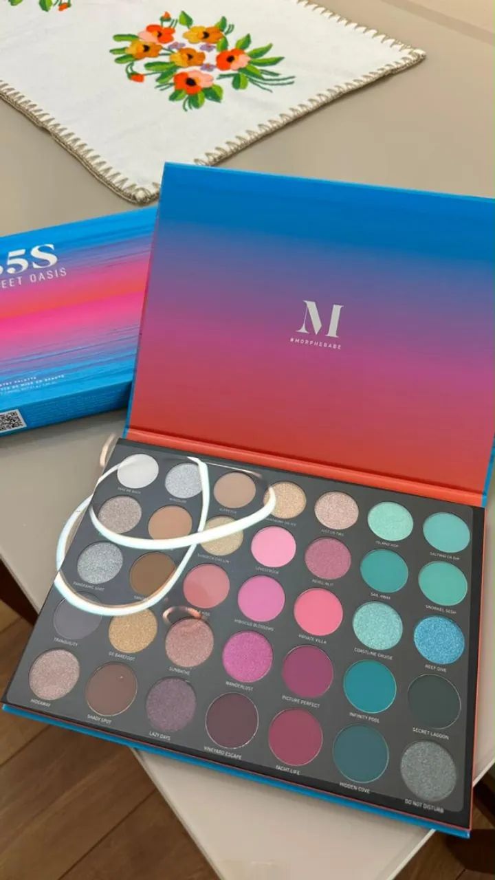 Paleta de Sombras Morphe 35S Sweet Oasis - Original e Nova (Sem Uso) - Foto 2
