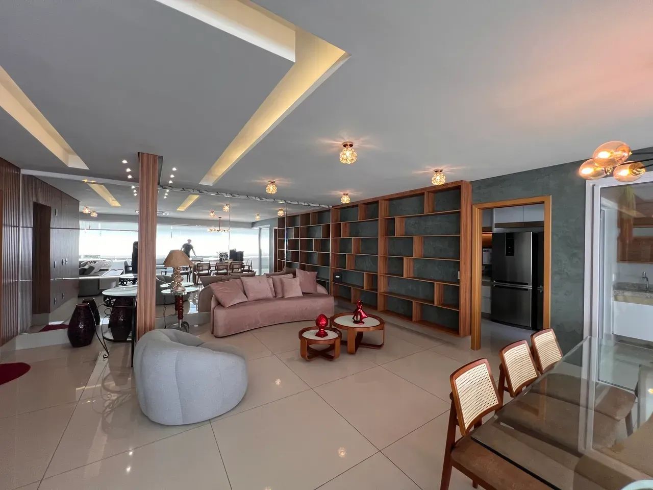 Apartamento mobiliado de 269 m2 em frente ao lago das rosas para locação, Edifício Poeme - Foto 4