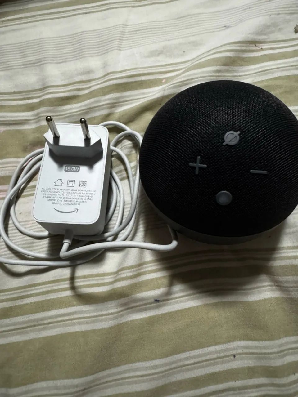 Echo Dot 4 Geração com Alexa usada Ótimo Estado e na Caixa - Foto 4