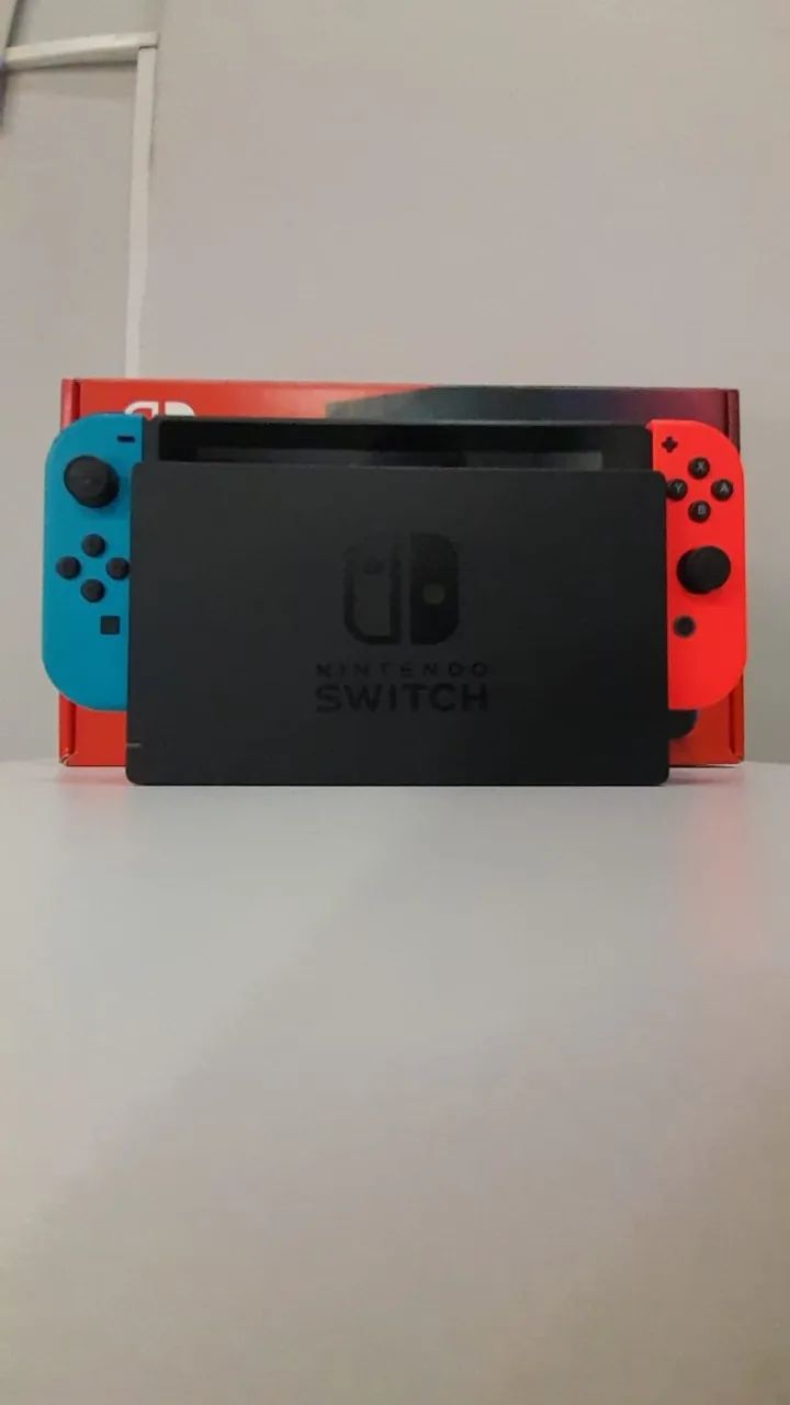 Nintendo Switch Completo - Console Híbrido com Joy-Cons e Acessórios - Foto 5