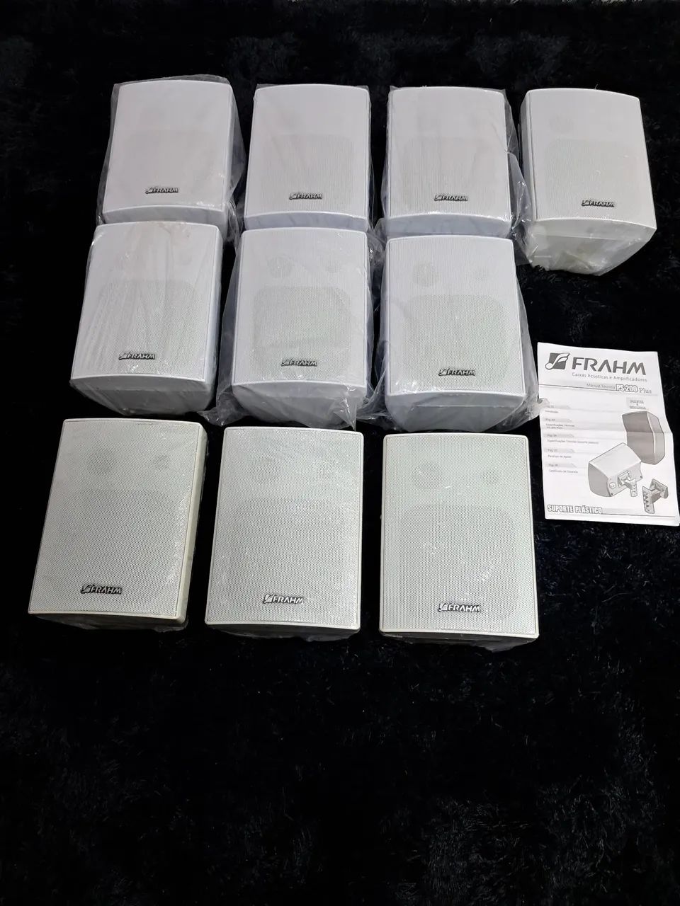 Kit Com 10 Caixas Ps200plus Branco 30wrms da Marca Frahm - Foto 2