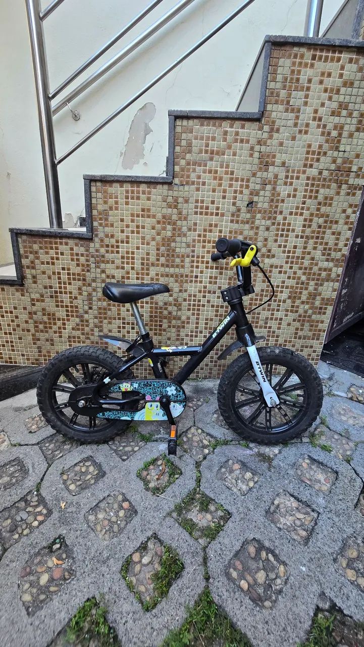 Bicicleta Infantil Btwin Mini Monsters Alumínio Com Para-lamas - Foto 2