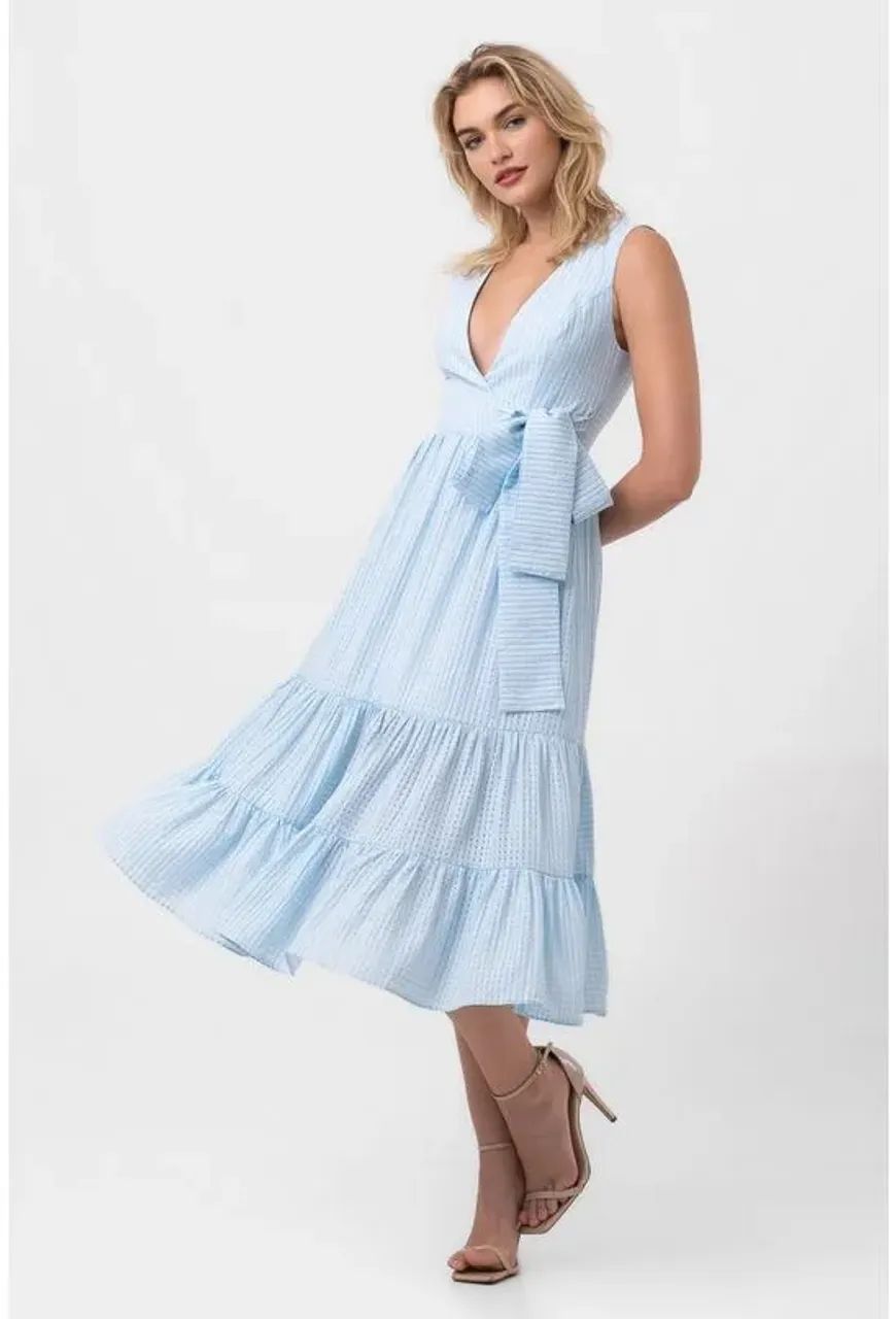 Vestido azul pequiá - Foto 2