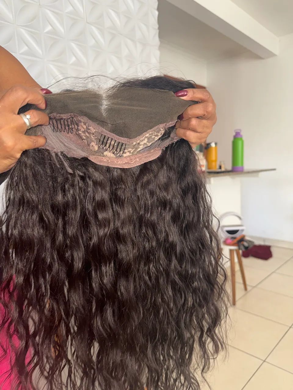 Front lace cabelo humano 65 cm  - Foto 5
