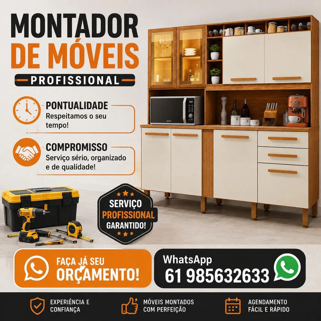 Montador de móveis profissional 