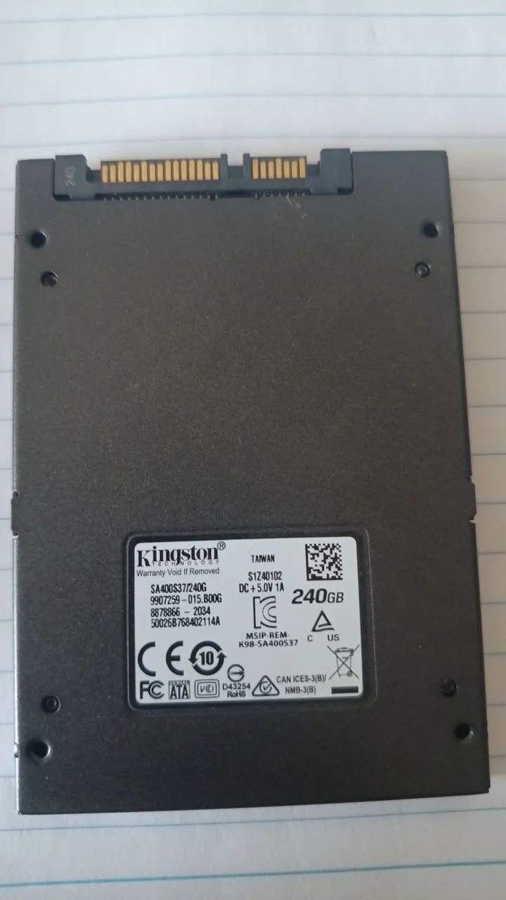 SSD Kingston 240 Gb - Foto 2