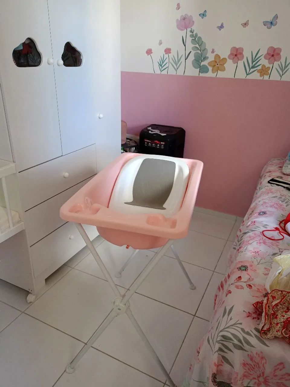 Banheira com suporte e encosto para bebê  - Foto 2