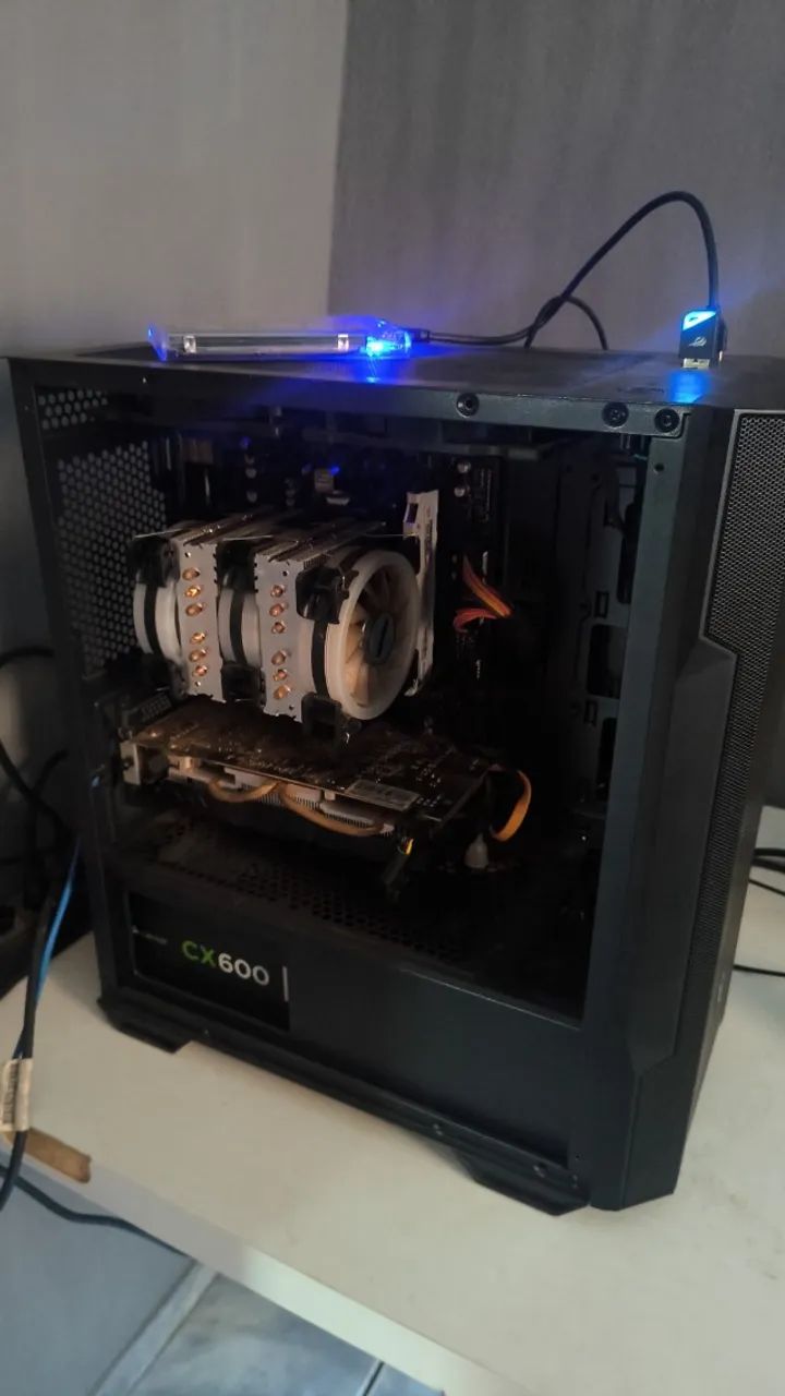 Pc gamer Ryzen 5 5600 rx580 32gram