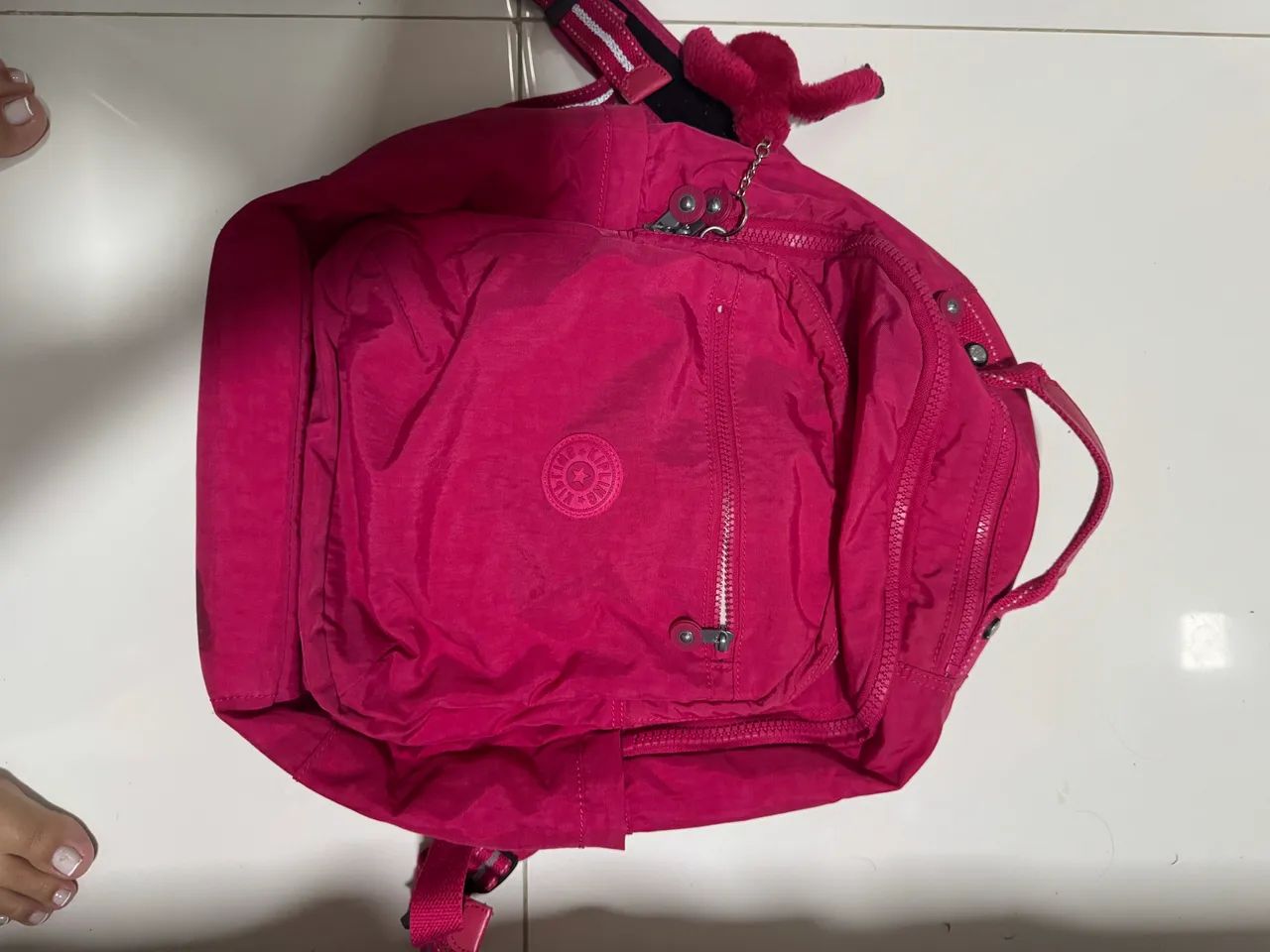 Bolsa Kipling Original Rosa 