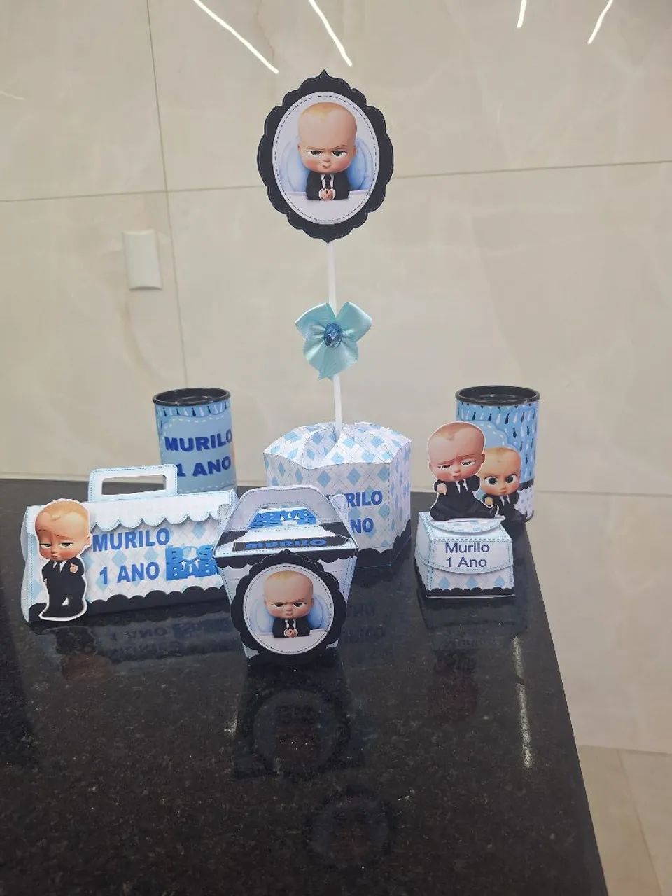 Caixinhas Personalizadas e Topo de Bolo - Qualquer Tema - Foto 3