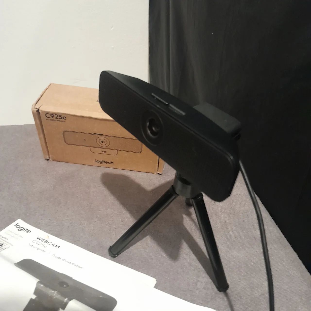 Webcam Logitech C925e Full HD 1080p Autofoco - Seminova - Foto 2