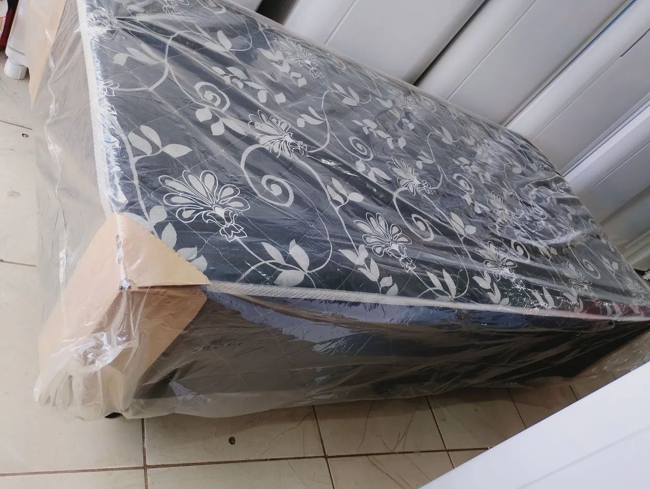 Cama box casal novas 