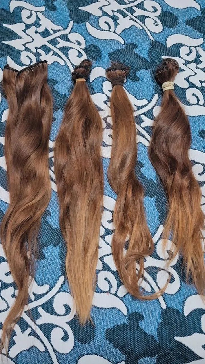 VENDO 4 TELAS CABELO HUMANO