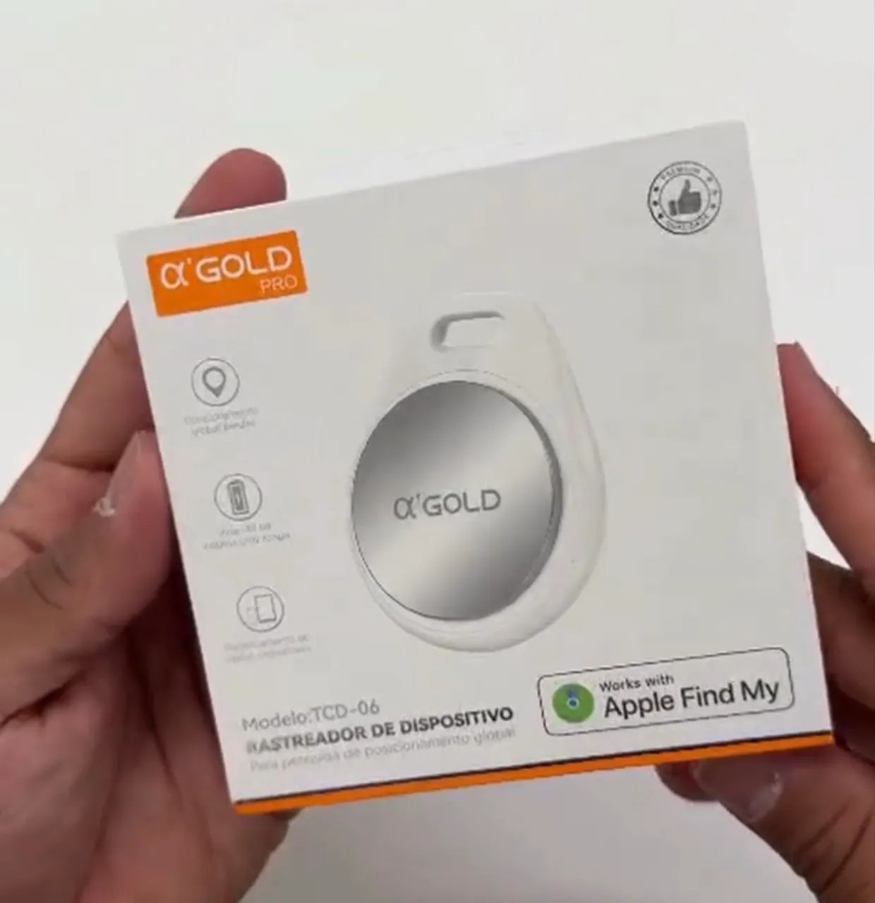 Vendo rastreador Bluetooth compatível com o aplicativo Apple Buscar (Find My).
