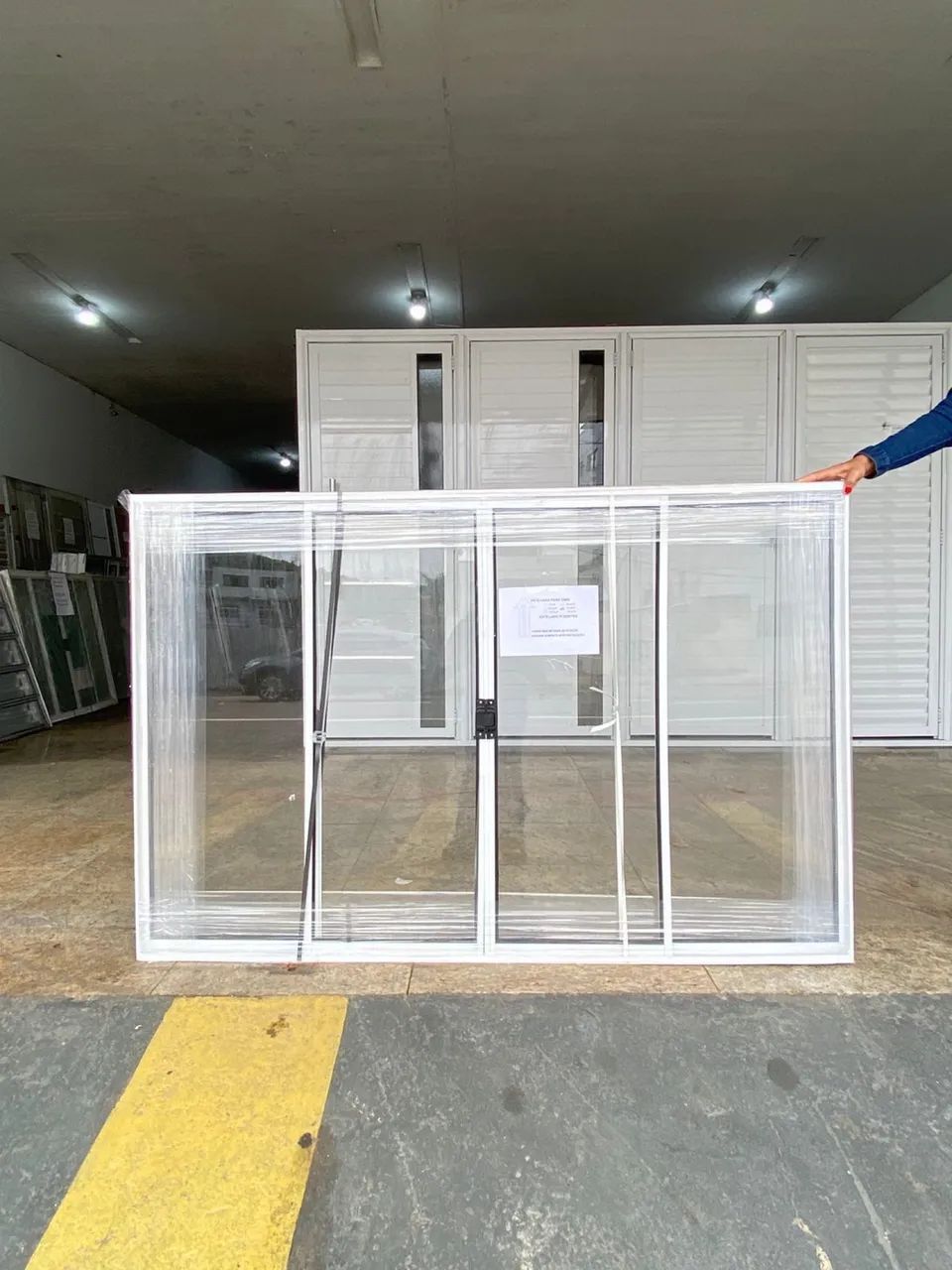 JANELA DE ALUMÍNIO BRANCA 4F 1.00X1.50 - PREÇO INCRÍVEL 