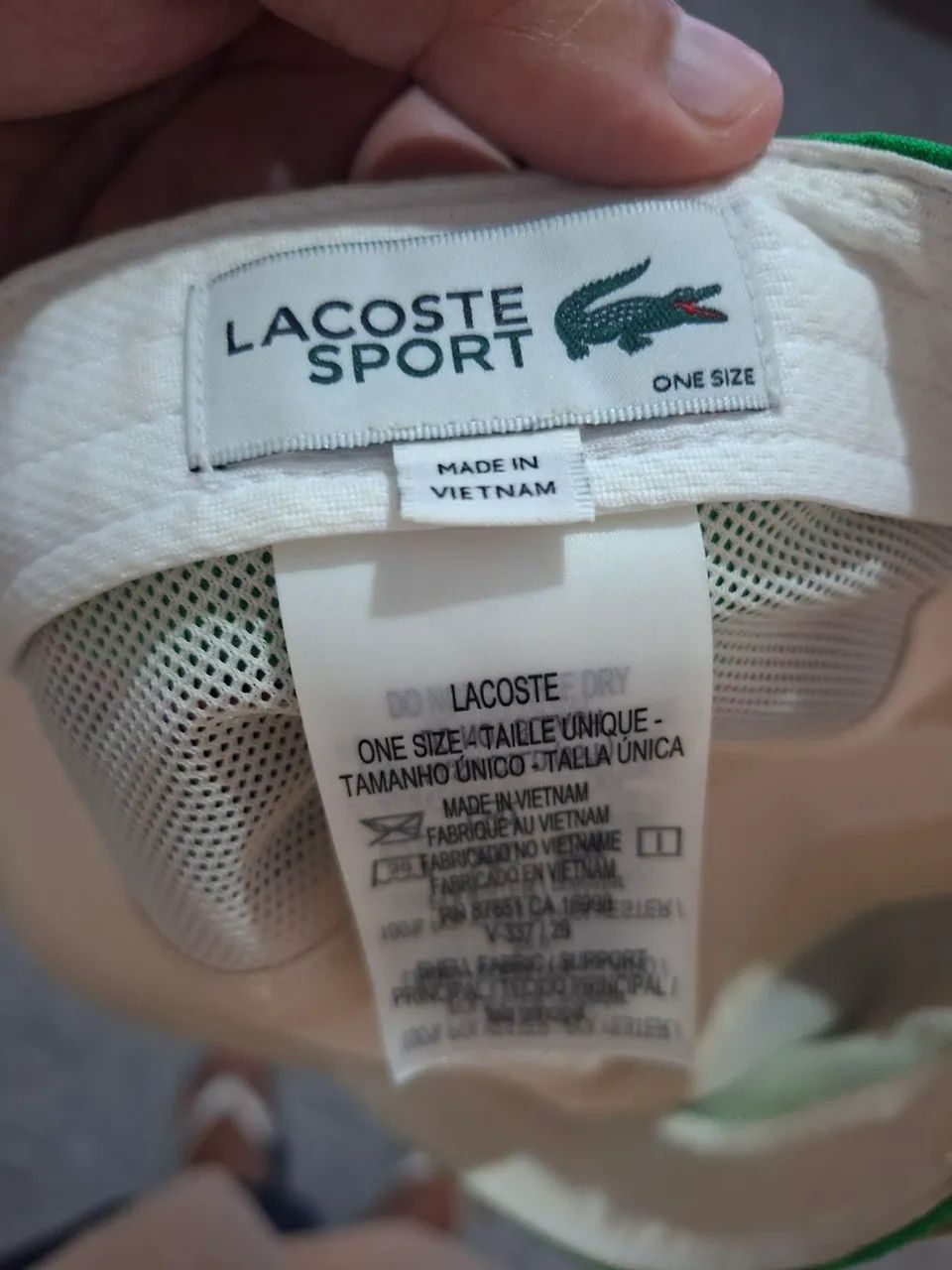 Boné Lacoste Color Block Original  - Foto 5