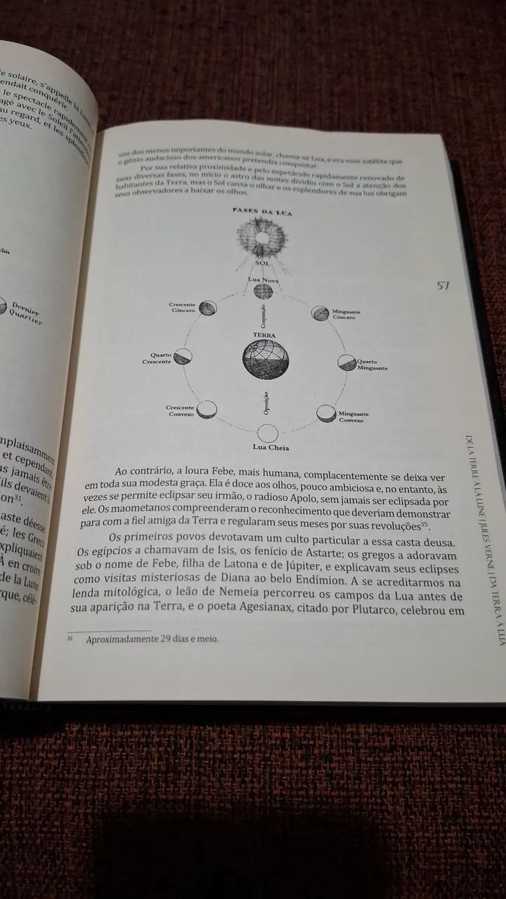 Da Terra à Lua Edição Bilíngue Português-Francês - Foto 2
