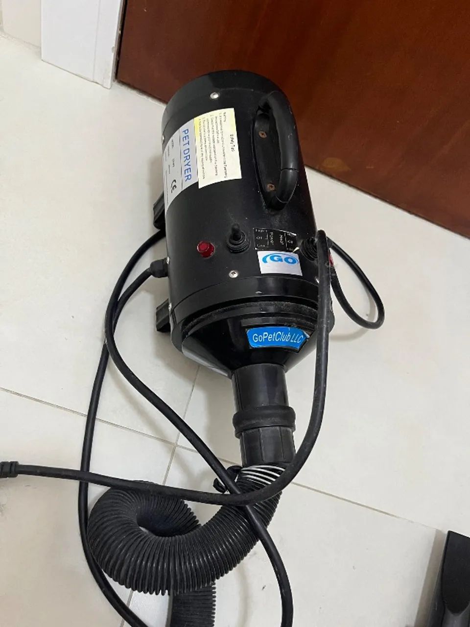 Secador e soprador profissional para animais gopetclub .produto usado porém em ótimo func. - Foto 3