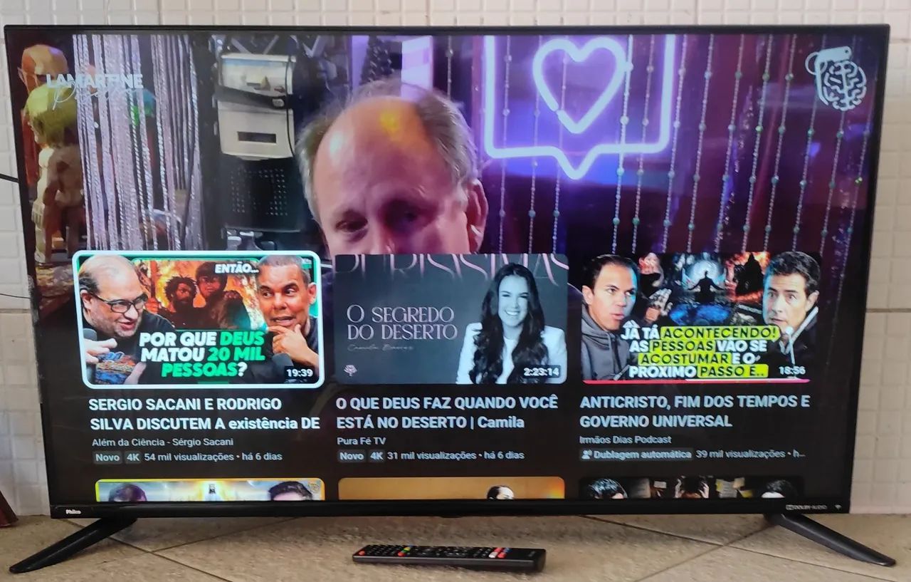 TV Philco LED 40 polegadas smart borda infinita 
