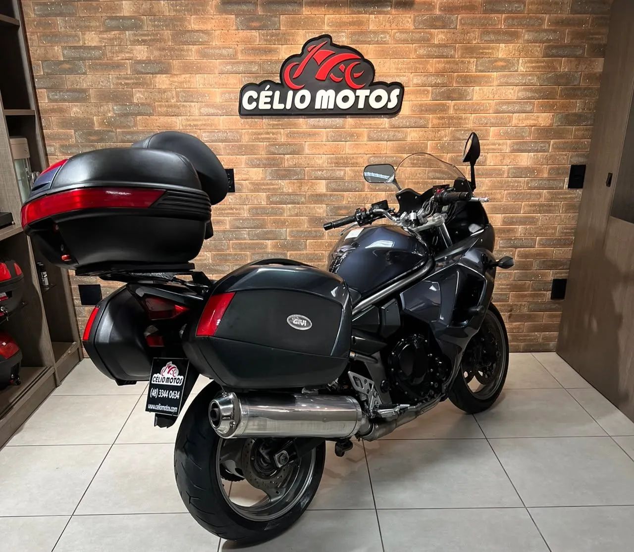 GSX 1250 F  CINZA 2015/2016 - Foto 3