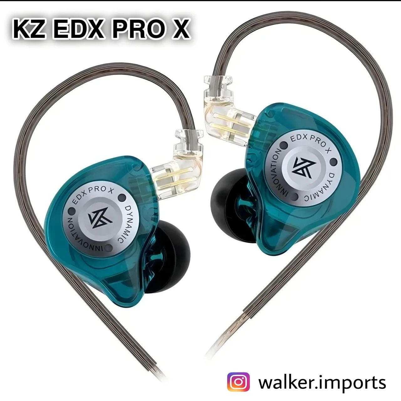 Fone KZ EDX PRO X - Sem Microfone Retorno de Palco Novo Caixa Lacrada ...