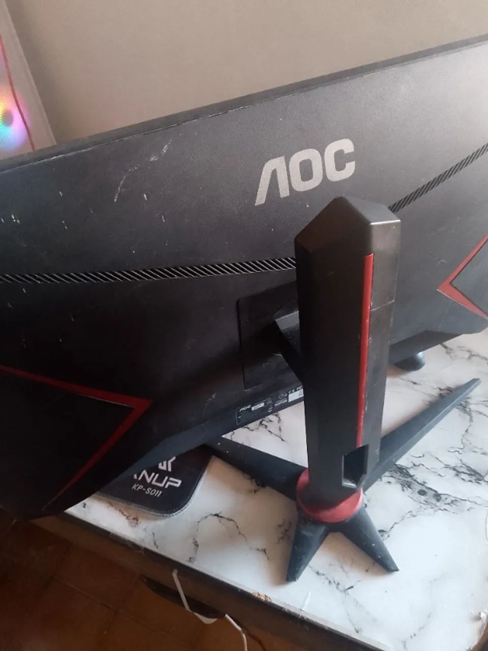 Monitor AOC 27 polegadas (com defeito) para retirada de peças  - Foto 3