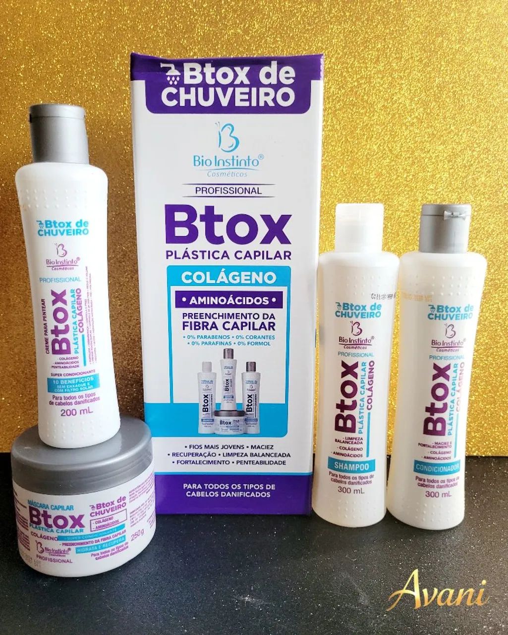 Kit Capilar Btox de Chuveiro Bio Instinto