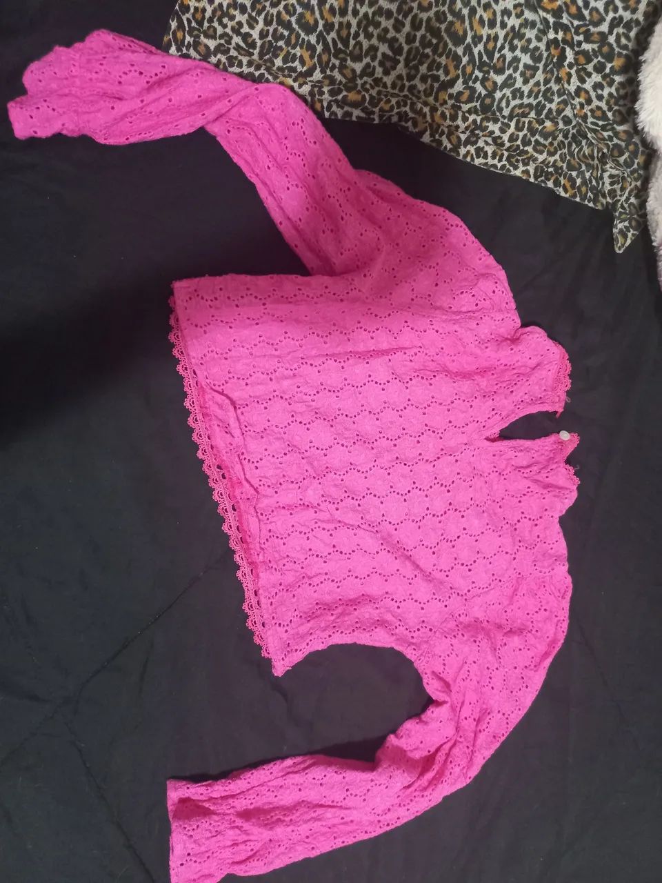 Blusa rosa cambraia - Foto 4