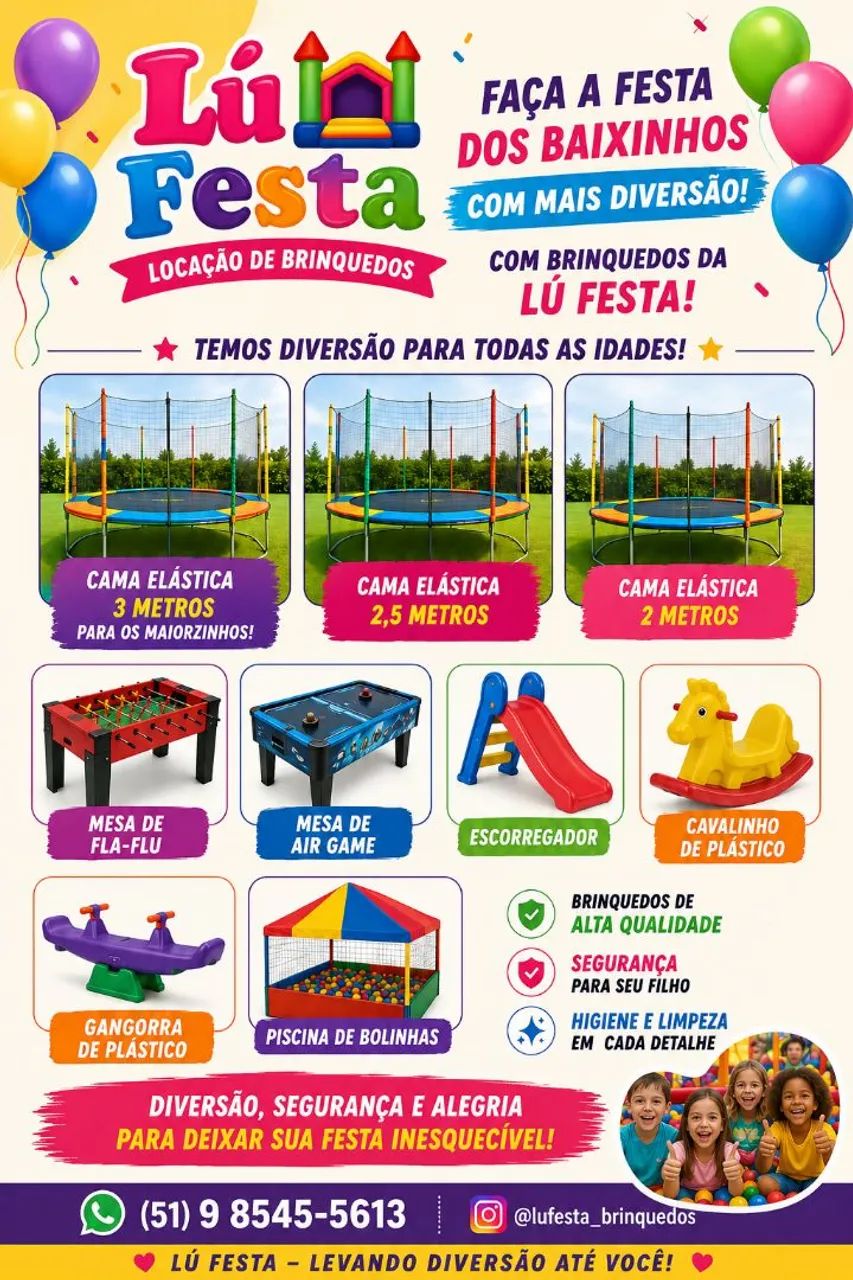 Aluguel de brinquedos ?