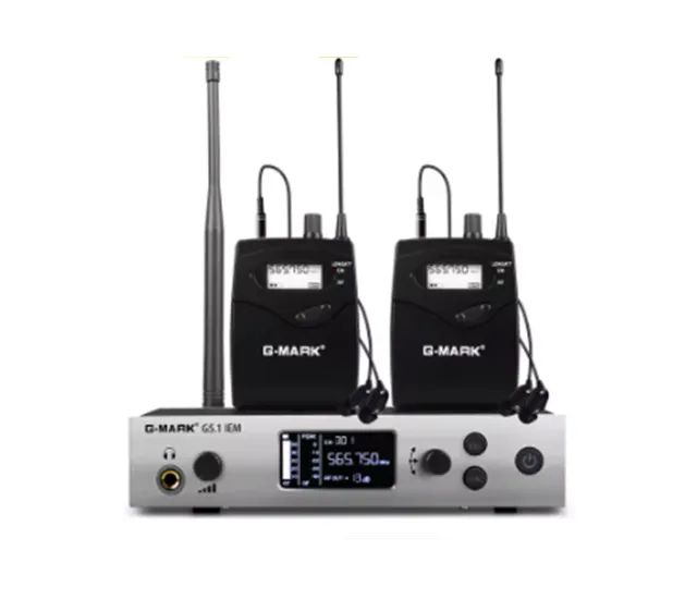 Monitor Sem Fio In Ear G-mark 5.1 Retorno de palco auricular duplo
