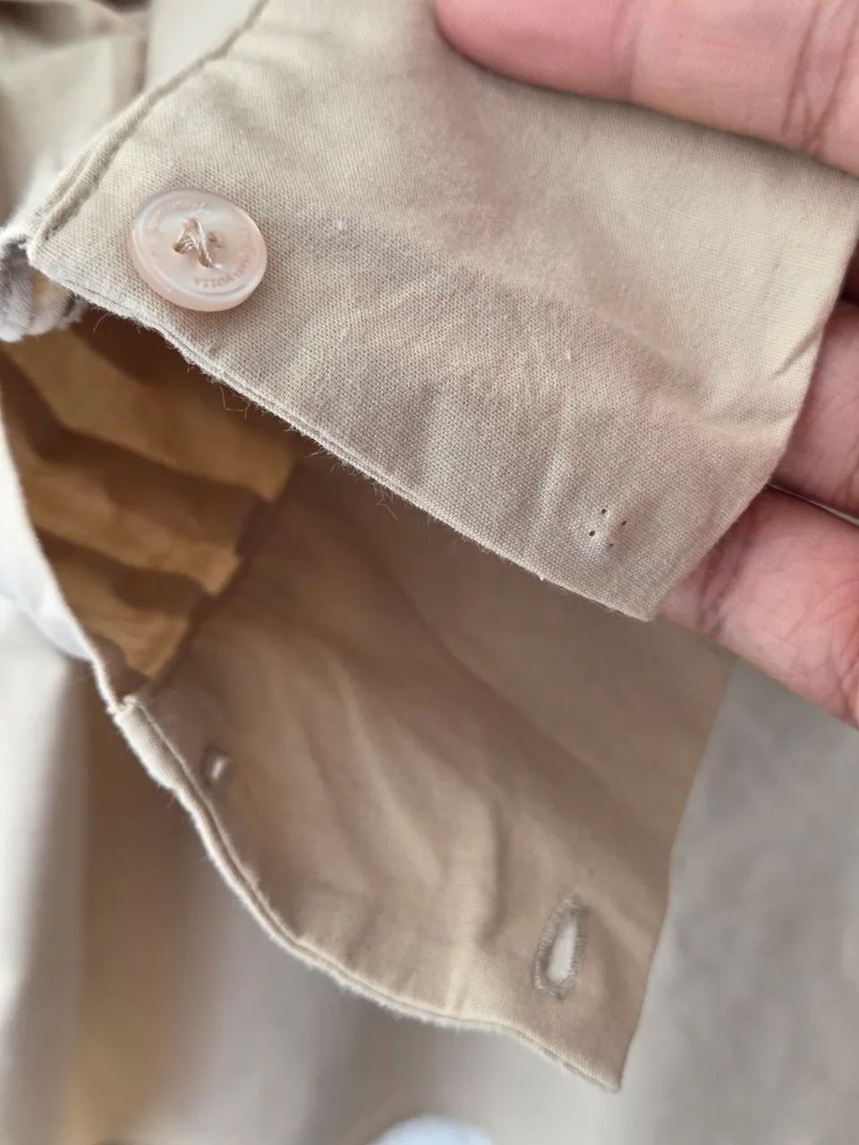 Camisa BYNV cor bege escuro tamanho PP - Foto 3