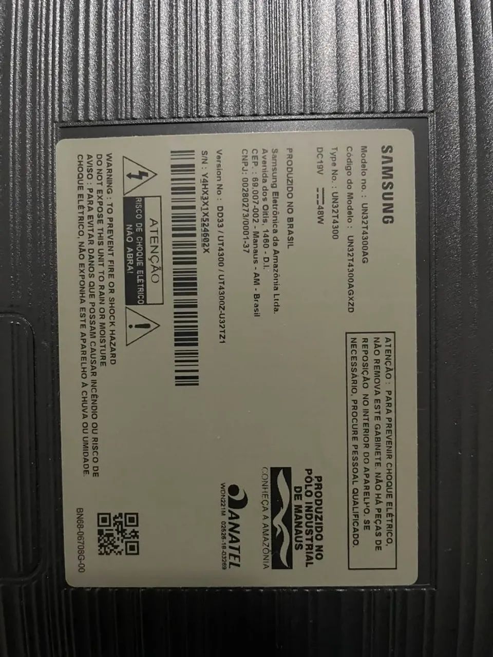 Smartv Samsung 32" polegadas - Foto 4