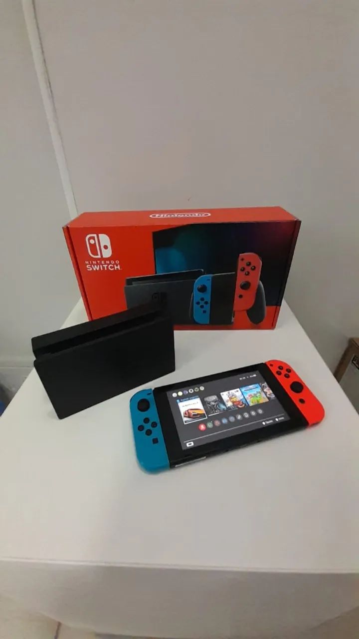 Nintendo Switch Completo - Console Híbrido com Joy-Cons e Acessórios