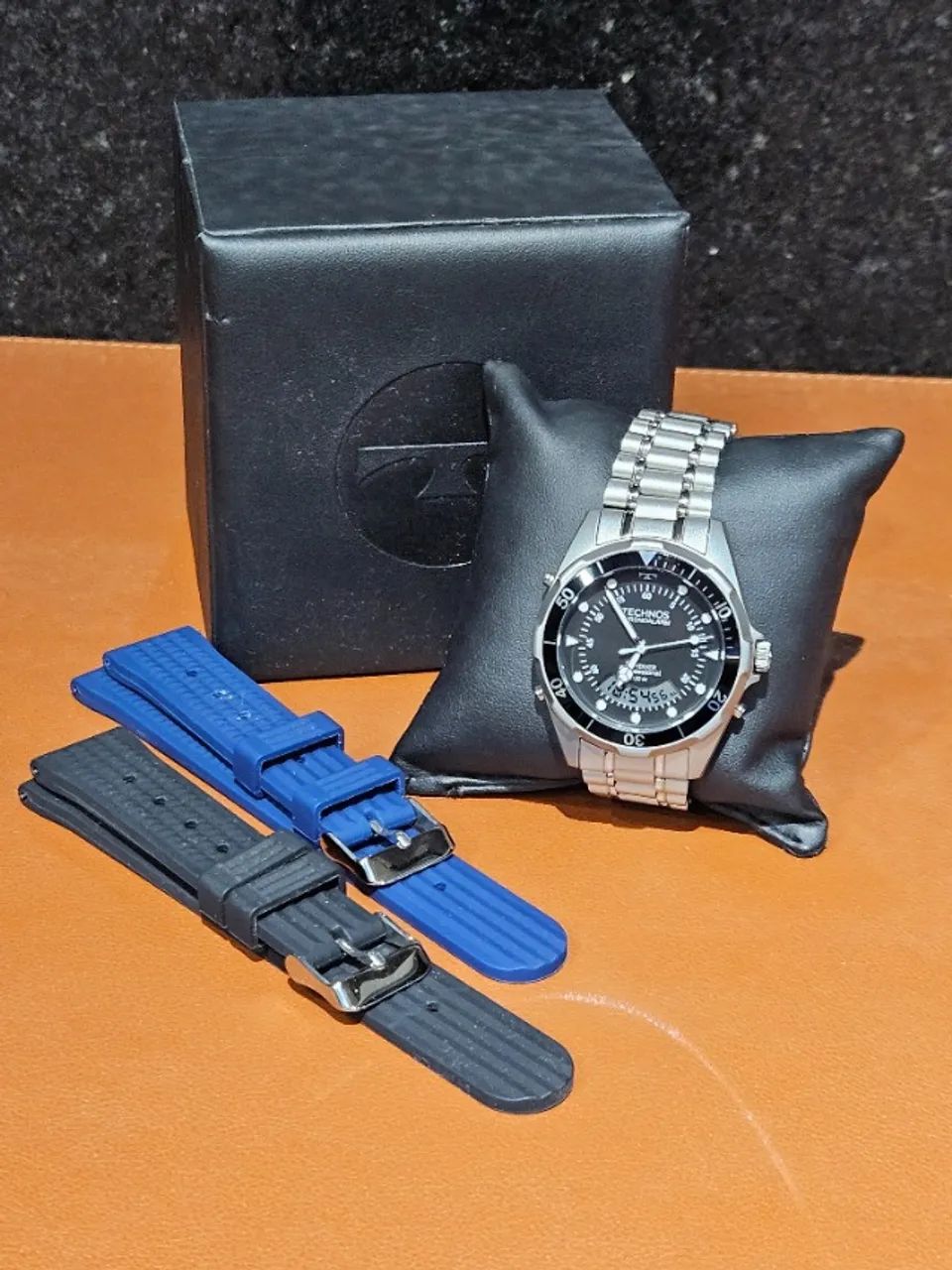 Technos Skydiver 2026 40mm Preto - Foto 2