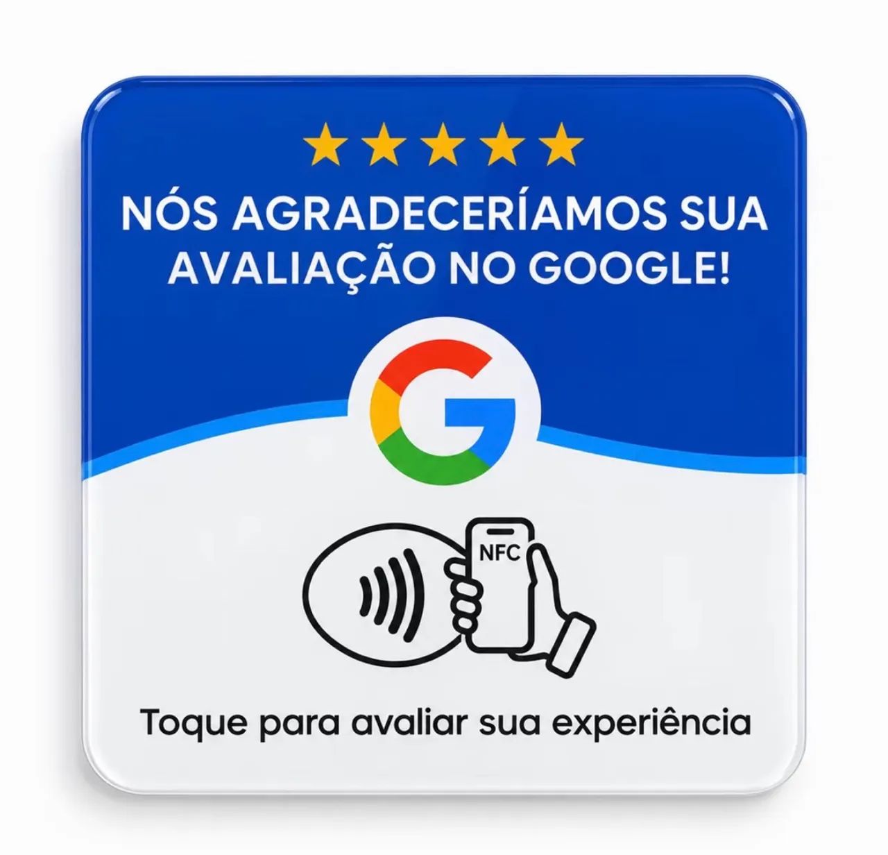 PLACAS DE AVALIAÇÃO NO GOOGLE NFC - Foto 4