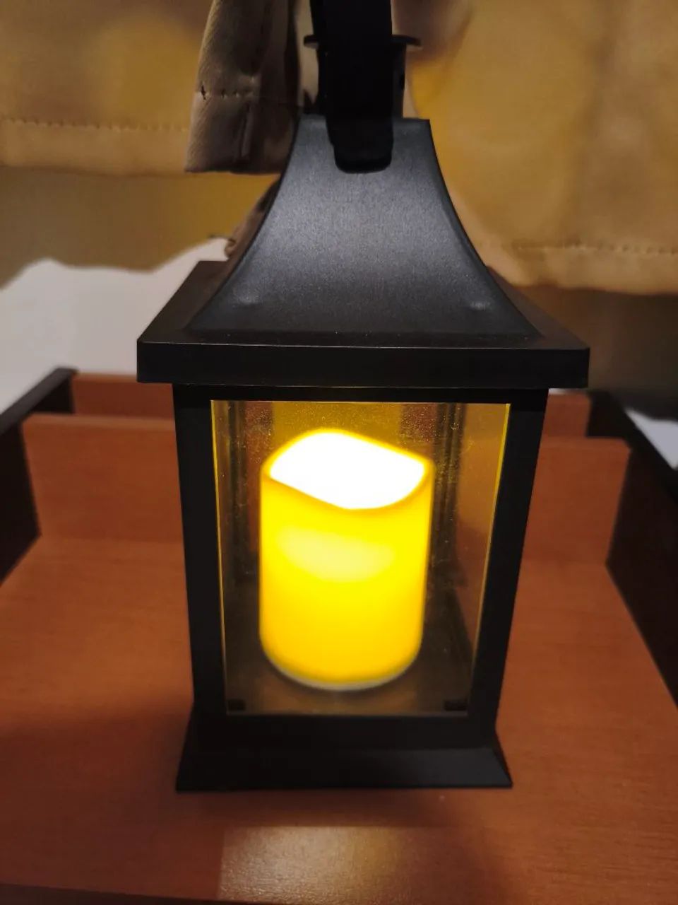 Luminária estilo rústico (a pilhas)