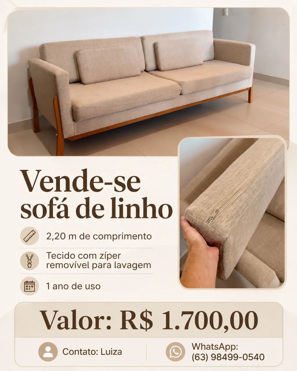 Vende-se sofá 