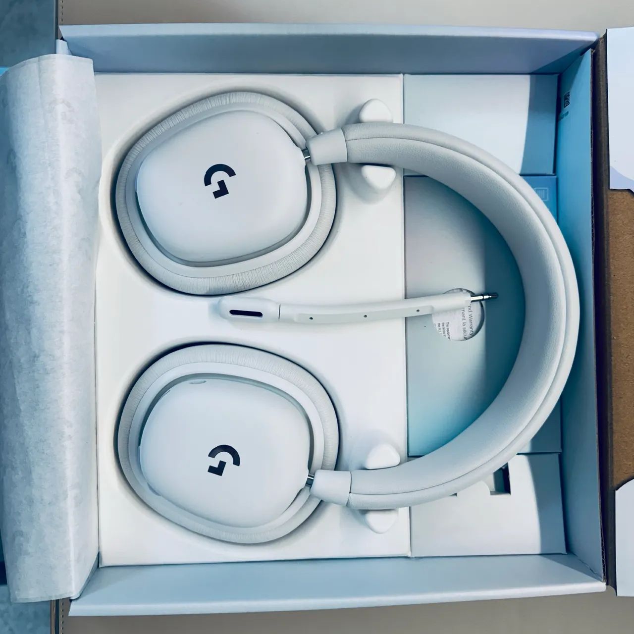 Headset Gamer Logitech G735 Aurora Collection - Branco - Foto 5